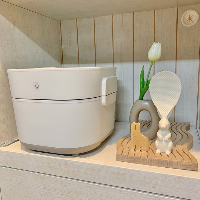 キッチンをかわいくしてくれる、うさぎ型の立つしゃもじ