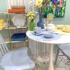 春のティータイムを楽しむダイニングテーブルコーディネート