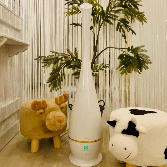 乾燥やウイルス対策に。大容量タンクで長時間うるおう2WAY加湿器