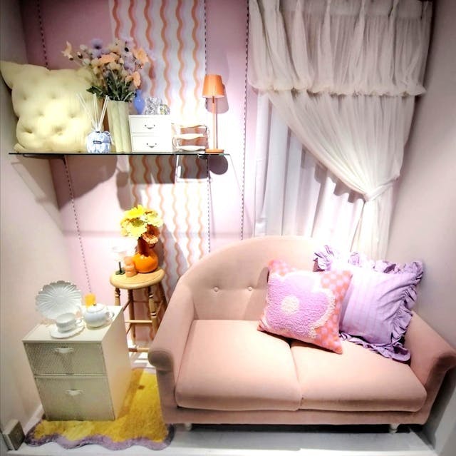 なみなみ×お花で作るポップな春のコーディネート