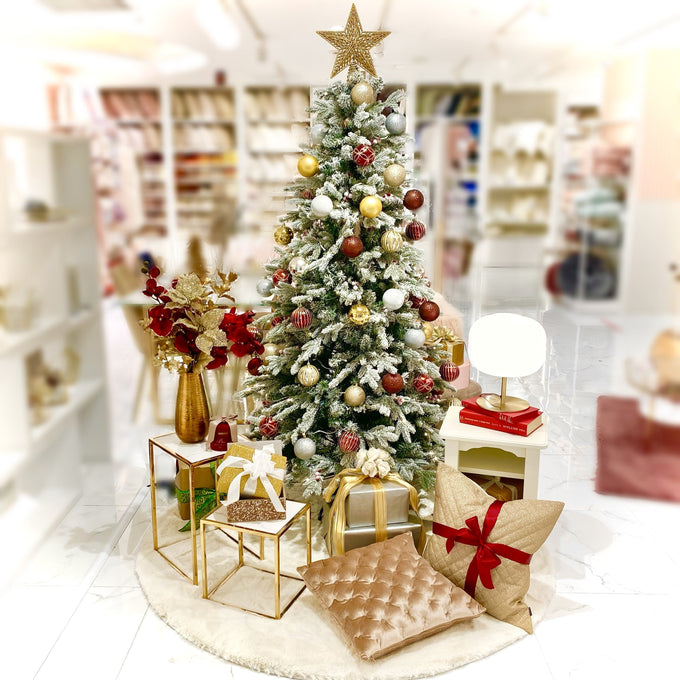 お部屋の1角にクリスマスシーンを