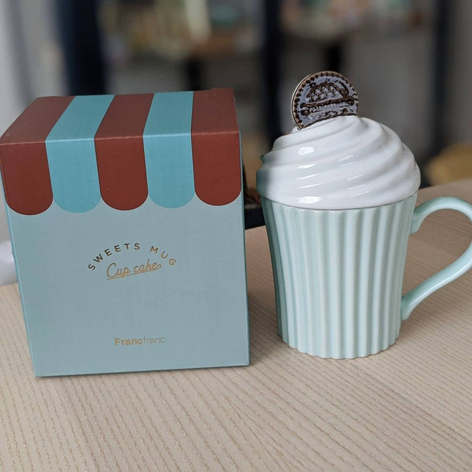 スイーツモチーフのマグカップは、可愛い箱入りでギフトにもおすすめのアイテム