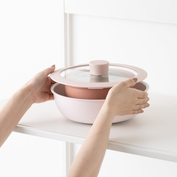 GO TABLE 鍋・フライパン ベーシック5点セット ピンク