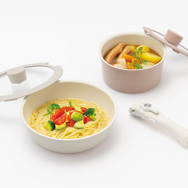 GO TABLE 鍋・フライパン ベーシック5点セット グレー