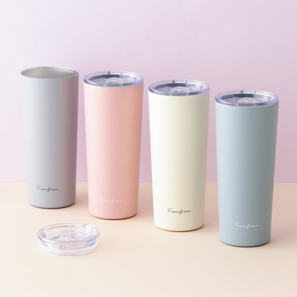 フタ付き ステンレスタンブラー 650ml アイボリー