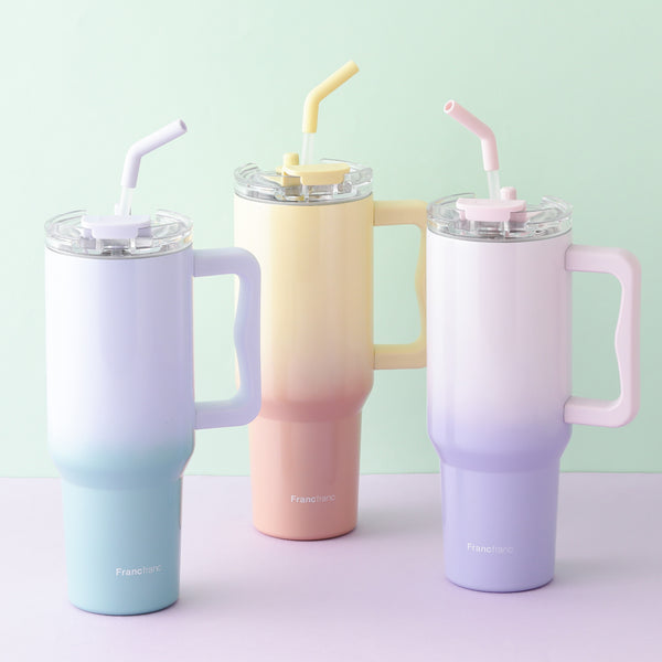 大型ステンレスマグ 1100ml イエロー