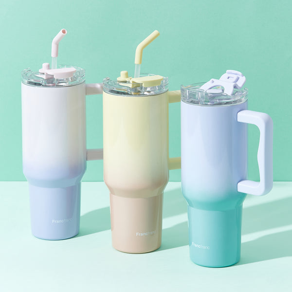 大型ステンレスマグ 1100ml イエロー