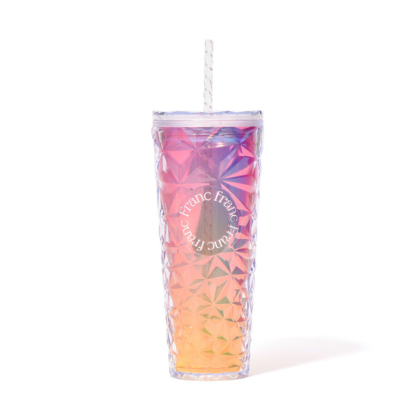 オーロラ プラスチックタンブラー L ピンク