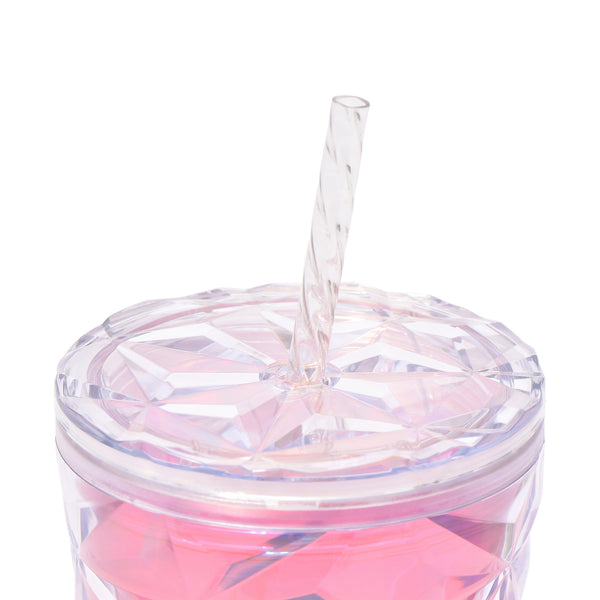 オーロラ プラスチックタンブラー L ピンク