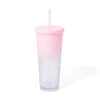 カラー プラスチックタンブラー L ピンク