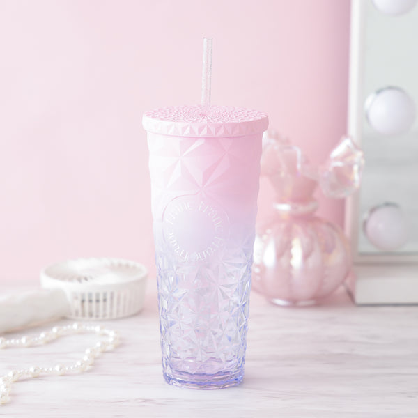 カラー プラスチックタンブラー L ピンク