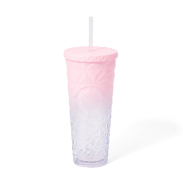 カラー プラスチックタンブラー L ピンク