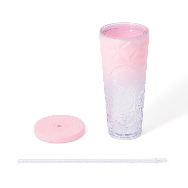 カラー プラスチックタンブラー L ピンク