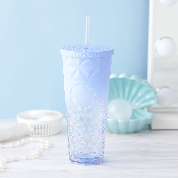 カラー プラスチックタンブラー L ブルー