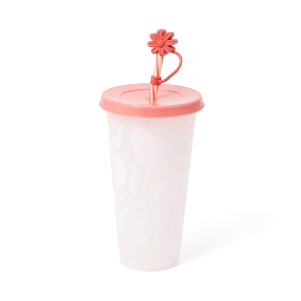 カラーチェンジタンブラー フラワー