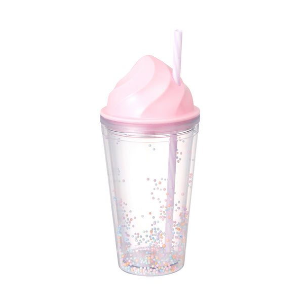 アイス プラスチックタンブラー ピンク
