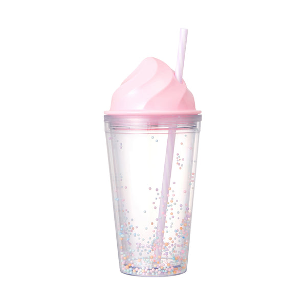 アイス プラスチックタンブラー ピンク