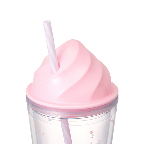 アイス プラスチックタンブラー ピンク