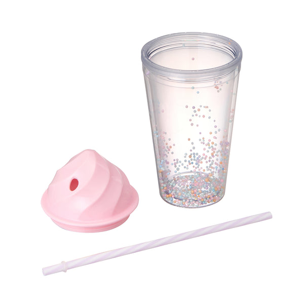 アイス プラスチックタンブラー ピンク