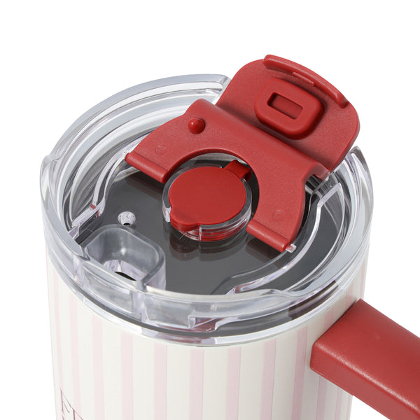 大型ステンレスマグ ストライプ 1100ml ピンク