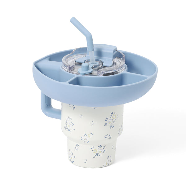 スナックホルダー付ステンレスマグ 700ml 小花