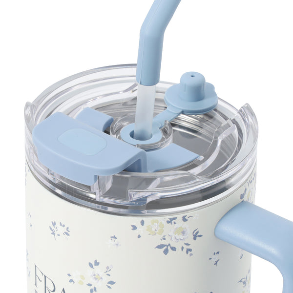 スナックホルダー付ステンレスマグ 700ml 小花