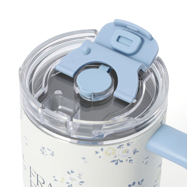 スナックホルダー付ステンレスマグ 700ml 小花