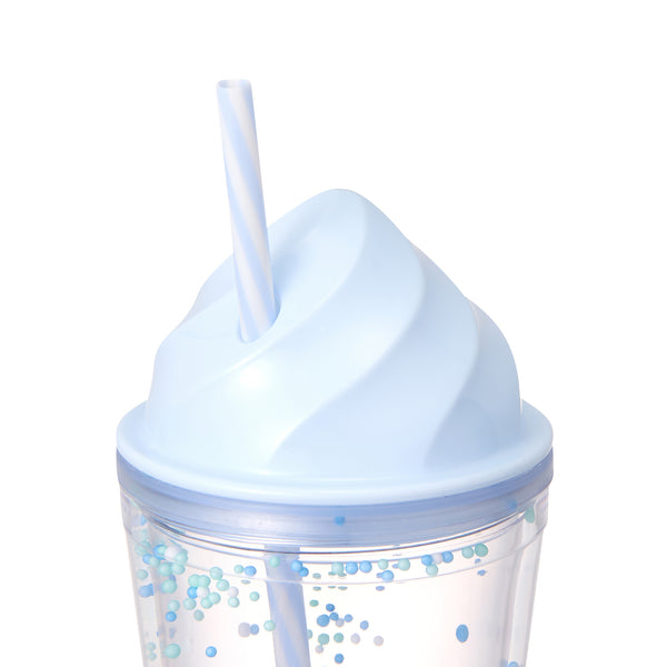 アイス プラスチックタンブラー ブルー