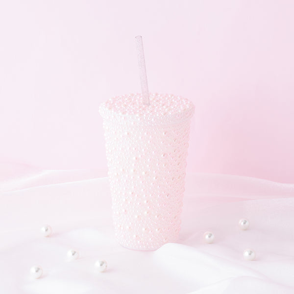 パールライク プラスチックタンブラー ピンク