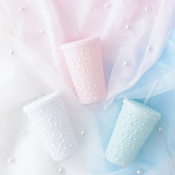 パールライク プラスチックタンブラー ピンク