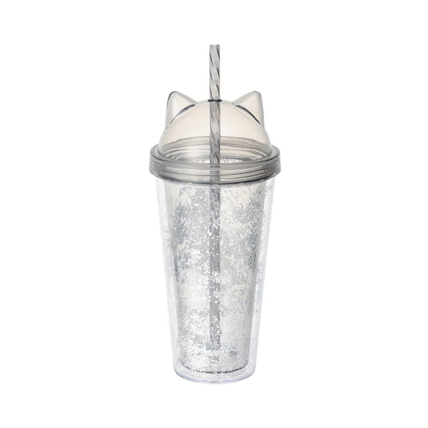 キャット プラスチックタンブラー ブラック