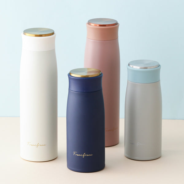 マット ステンレスボトル 500ml ホワイト