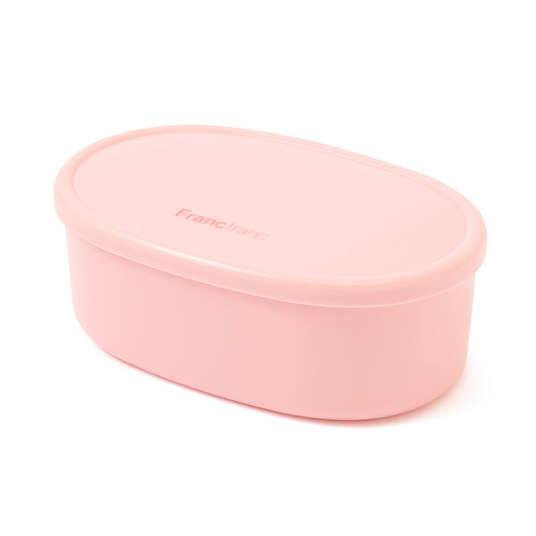 ロゴ フードコンテナ 3個セット ピンク