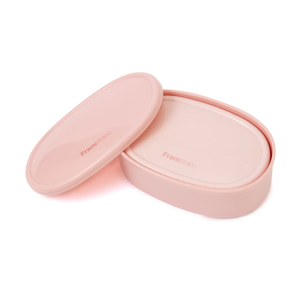 ロゴ フードコンテナ 3個セット ピンク