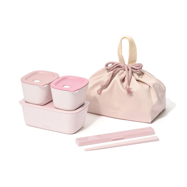 ランチボックス コンプリート5点セット ピンク