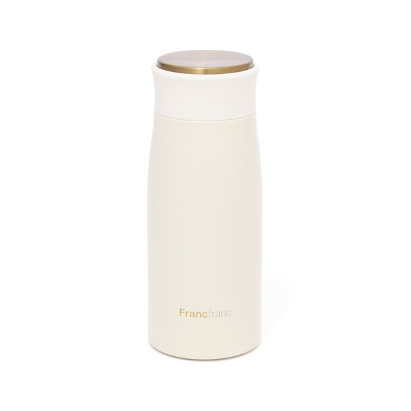 マット ステンレスボトル 350ml ホワイト