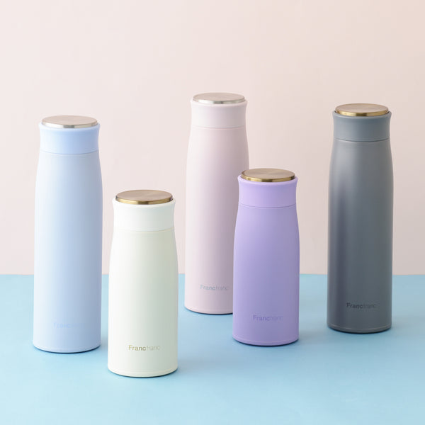 マット ステンレスボトル 350ml ブルー