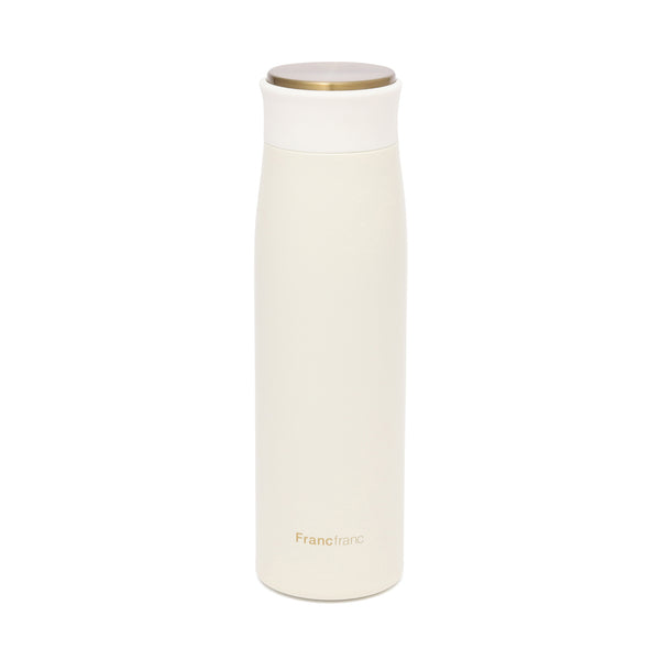 マット ステンレスボトル 500ml ホワイト