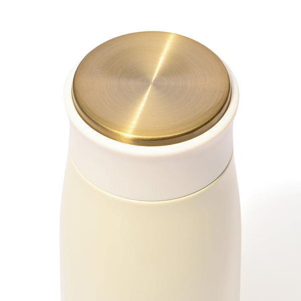 マット ステンレスボトル ホルダーセット 350ml ホワイト