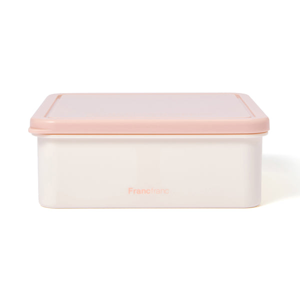 ロゴ ケース付き ピクニックランチボックス ピンク