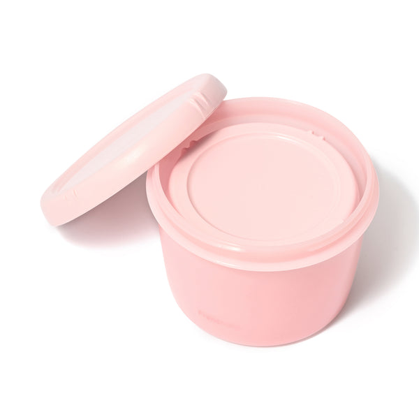 フードコンテナ ラウンド ピンク (２個セット)