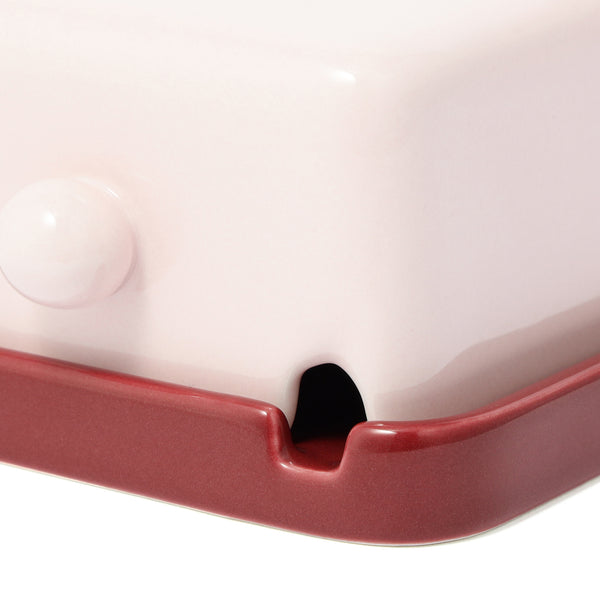 バイカラー バターケース ピンク