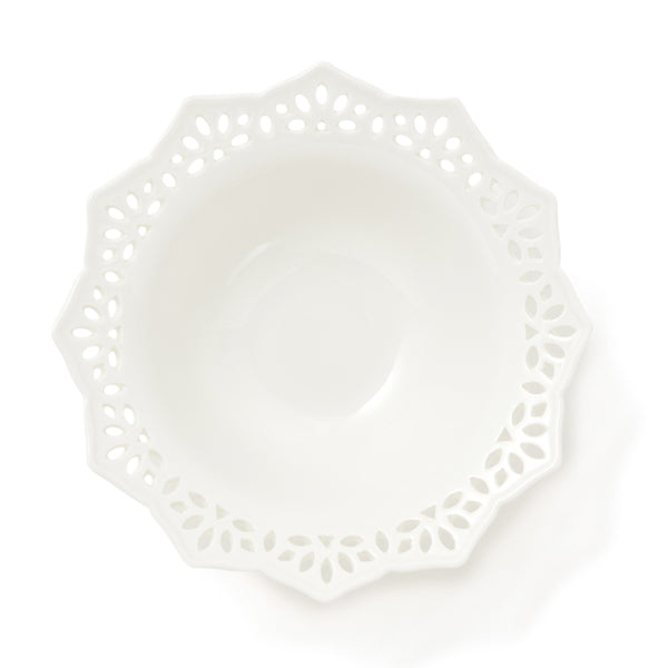パニエ ボウル エッジレース S ホワイト
