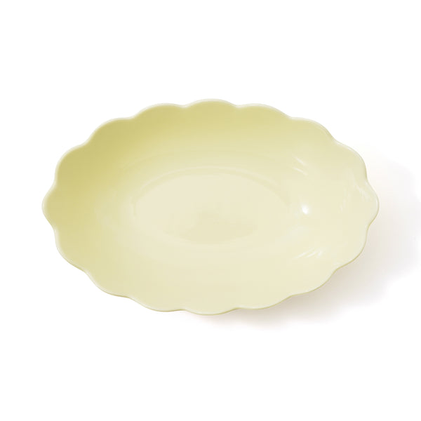 うねうね オーバルボウル イエロー