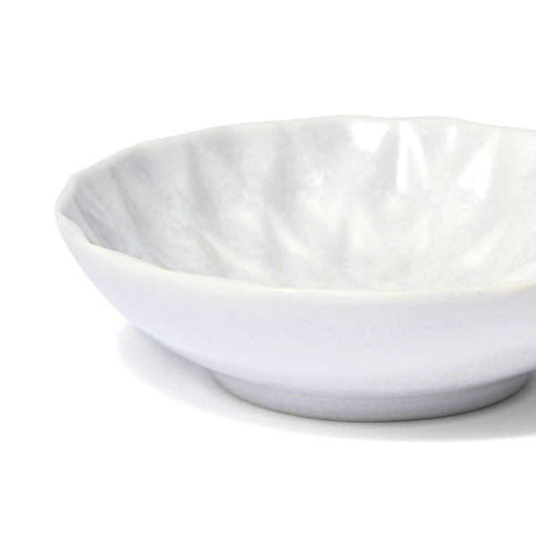 美濃焼 結晶釉 豆皿 霜華 ライトブルー