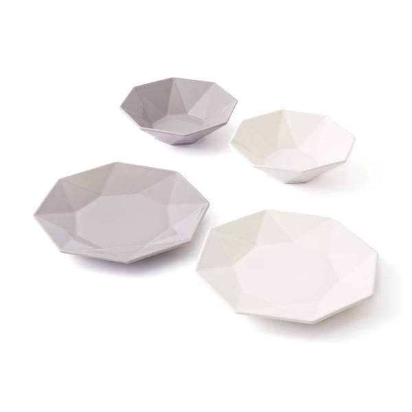 ペアギフト 小皿＆小鉢セット ダイヤ