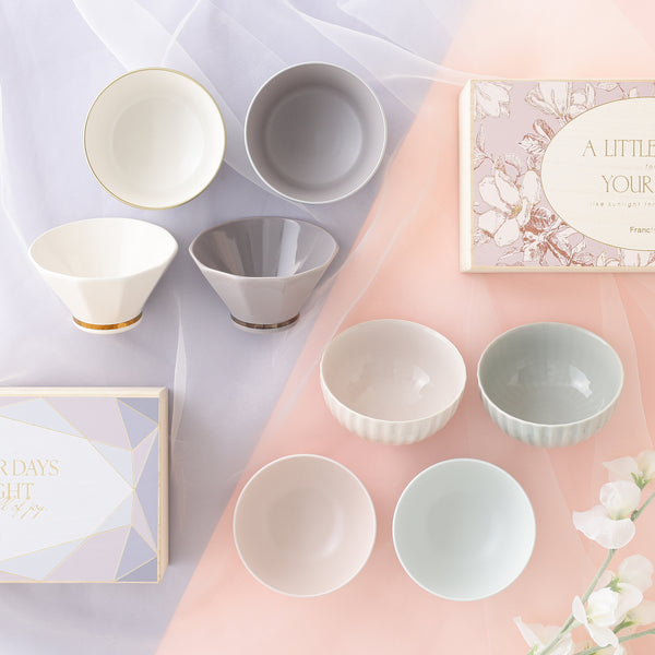 ペアギフト 茶碗＆汁椀セット ダイヤ