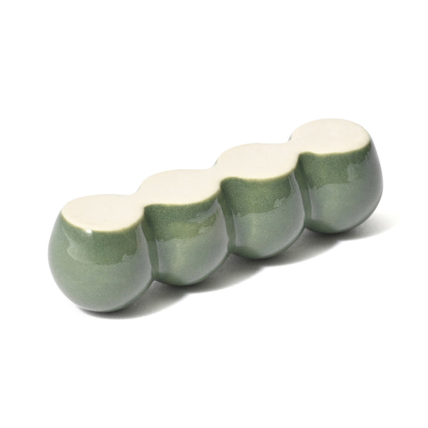 箸置き 2個セット ポンポン グリーン
