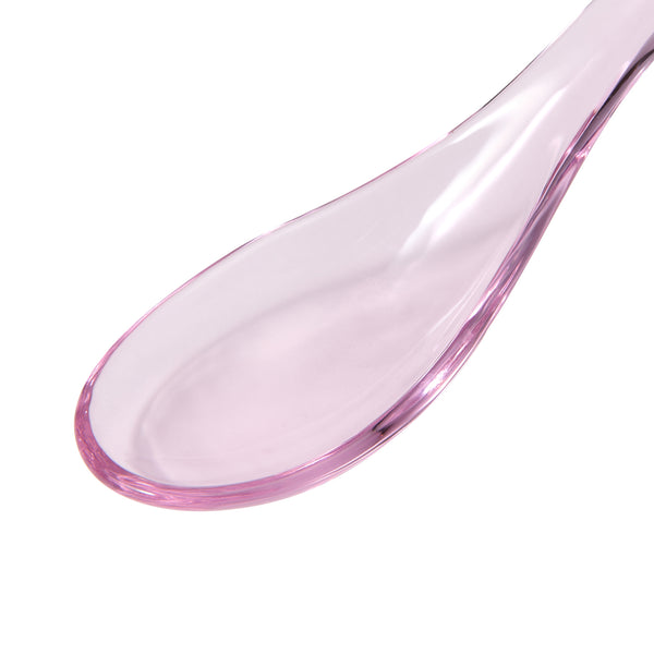 ガラス レンゲ ピンク