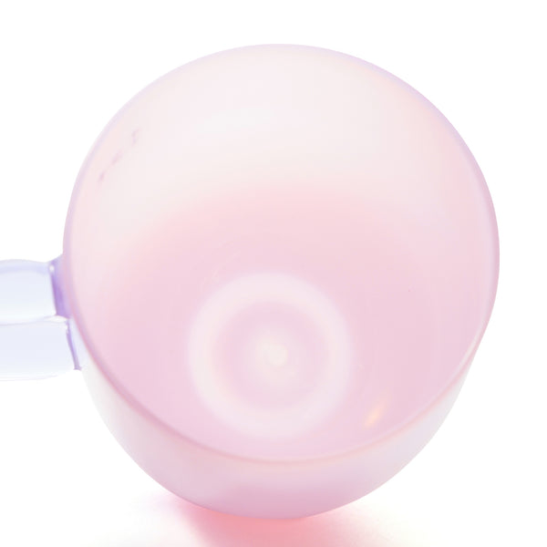 乳白耐熱グラスマグ ピンク